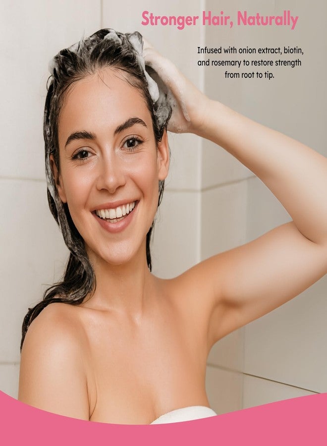 GROEI Onion & Biotin Hair Growth Shampoo — 248 ml Concentrated • Sulfate-Free • Rosemary + Citric Acid • Strengthens, Hydrates & Reduces Breakage - Image 4